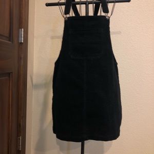 wild fable Black Overall Corduroy Dress Size L